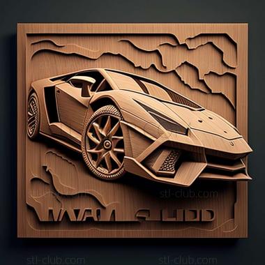 3D model Lamborghini Gallardo (STL)